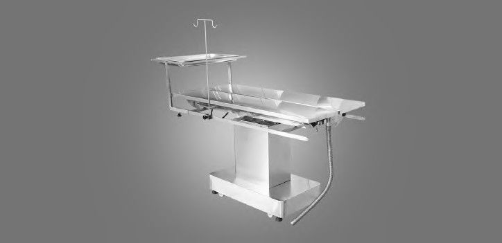 SS304 Thiết bị phẫu thuật y tế Thép không gỉ Thú y Bảng OT Bảng V Loại Vet Ot Table